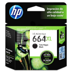 HP-F6V31AL TINTA PARA IMPRESORA HP 664XL NEGRO